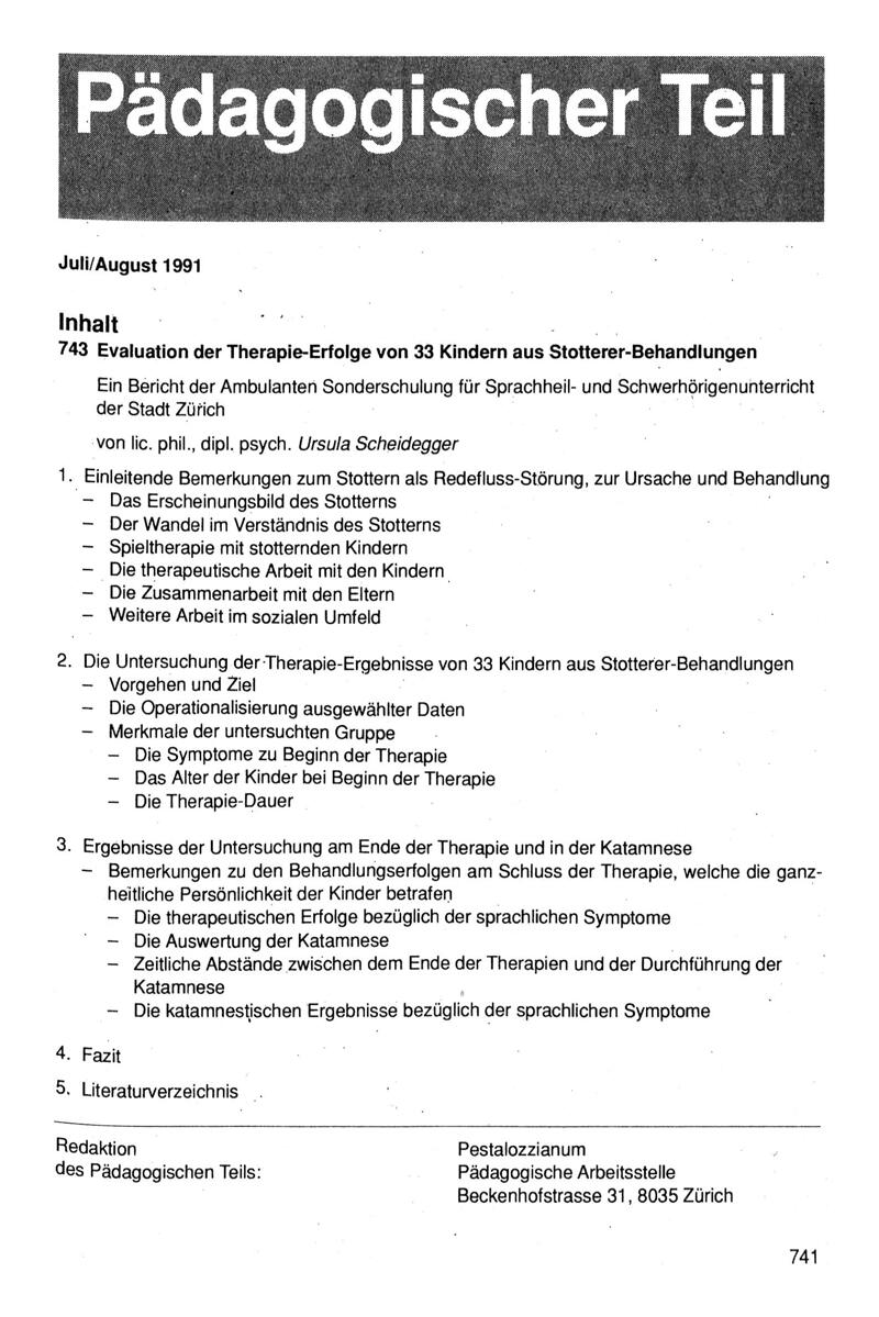 Buchumschlag - Heft 7-8