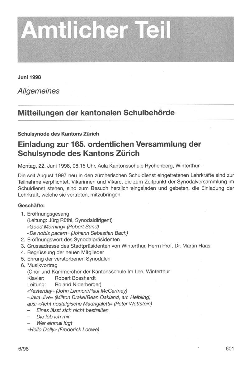 Buchumschlag - Heft 6