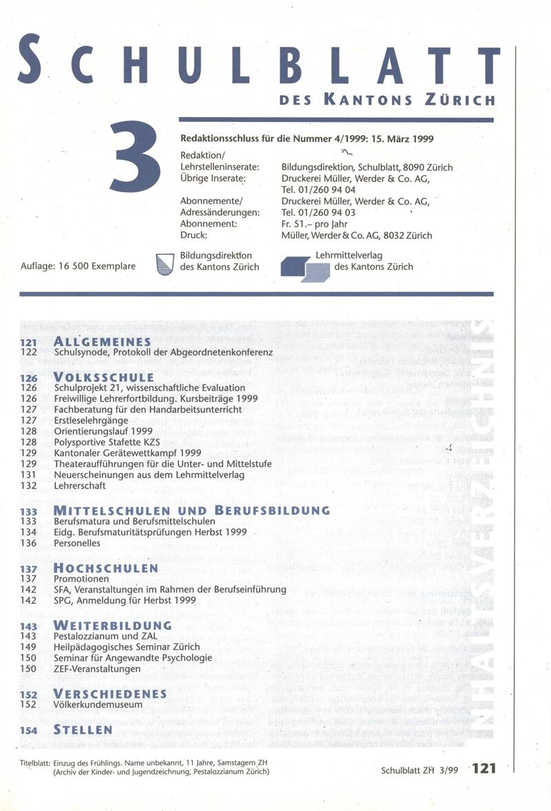 Buchumschlag - Heft 3