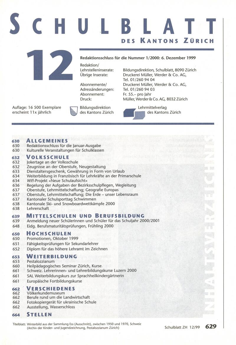 Buchumschlag - Heft 12