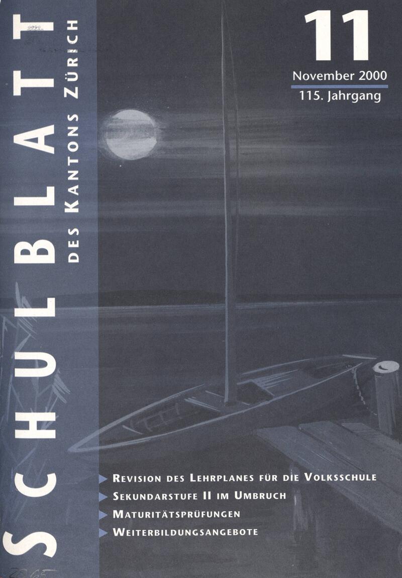 Buchumschlag - Heft 11