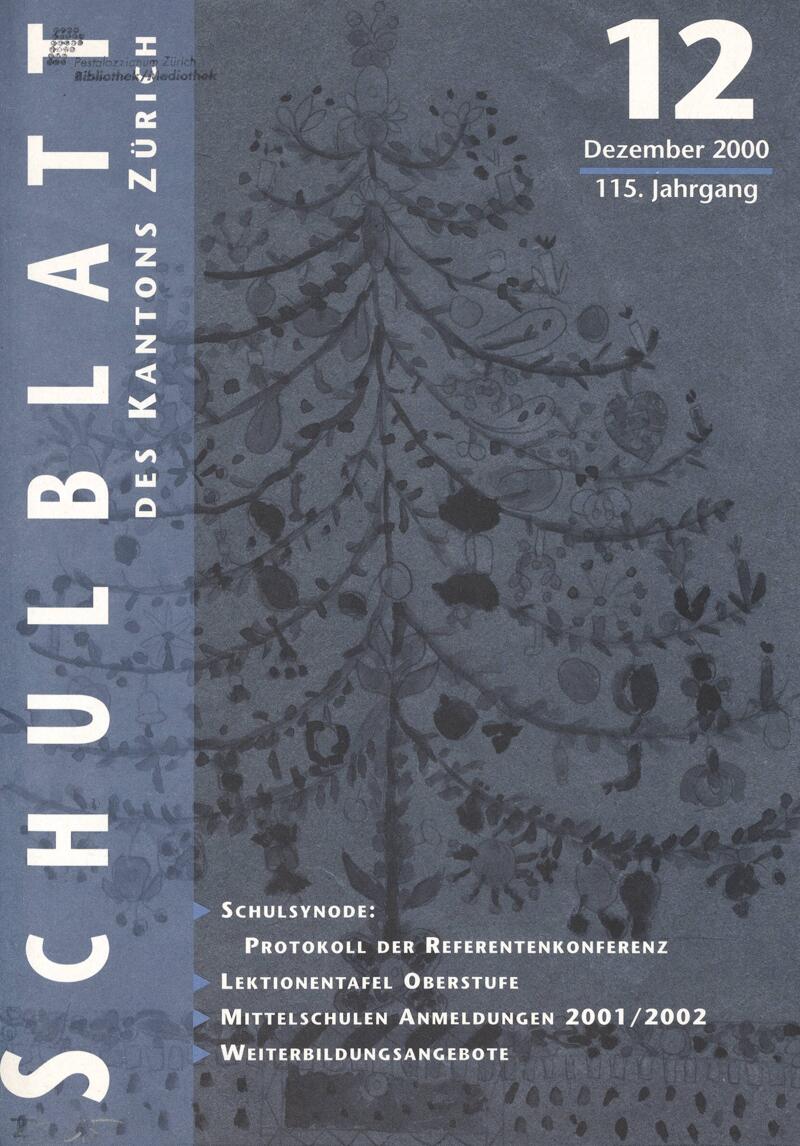 Buchumschlag - Heft 12