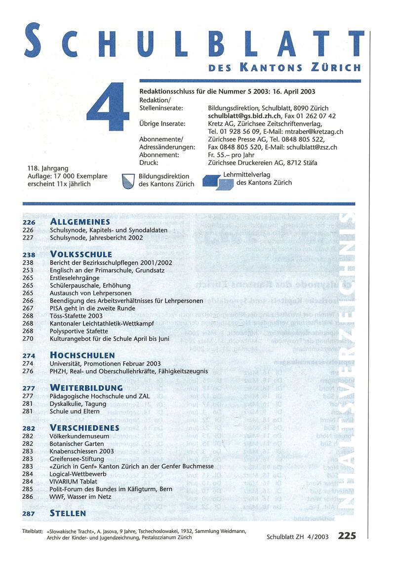 Buchumschlag - Heft 4
