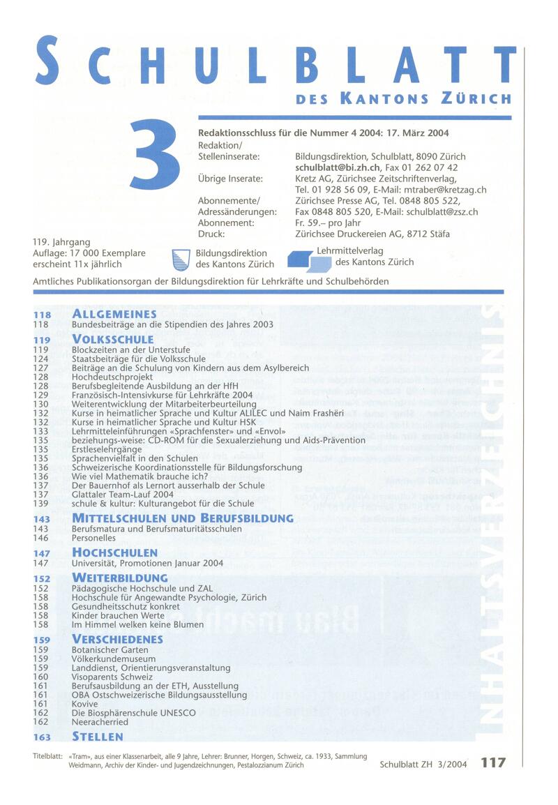 Buchumschlag - Heft 3