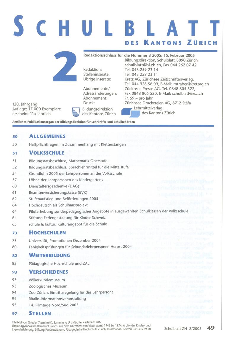 Buchumschlag - Heft 2