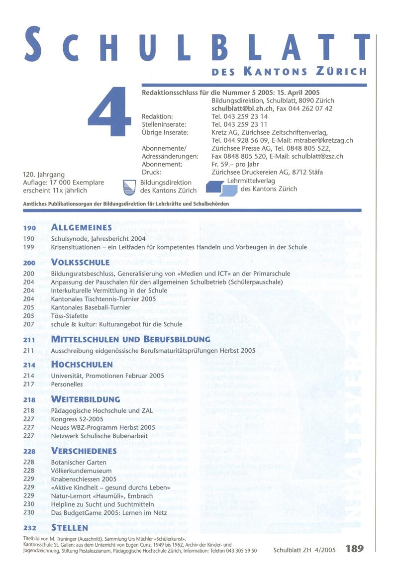 Buchumschlag - Heft 4