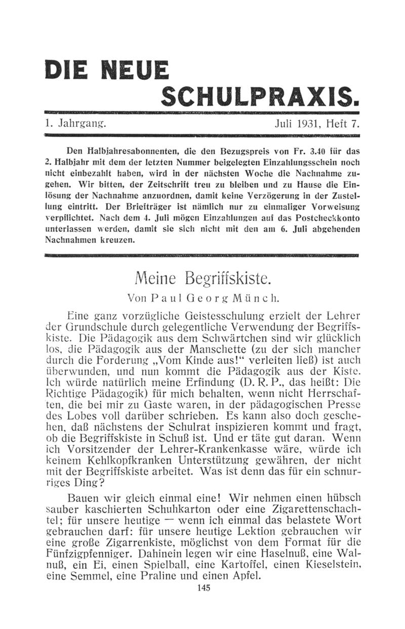 Buchumschlag - Heft 7