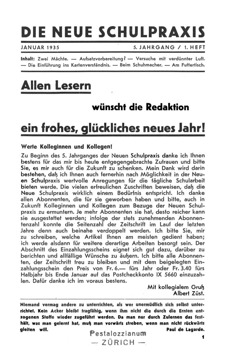 Buchumschlag - Heft 1