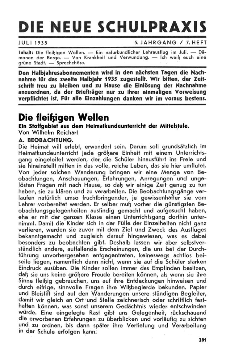 Buchumschlag - Heft 7