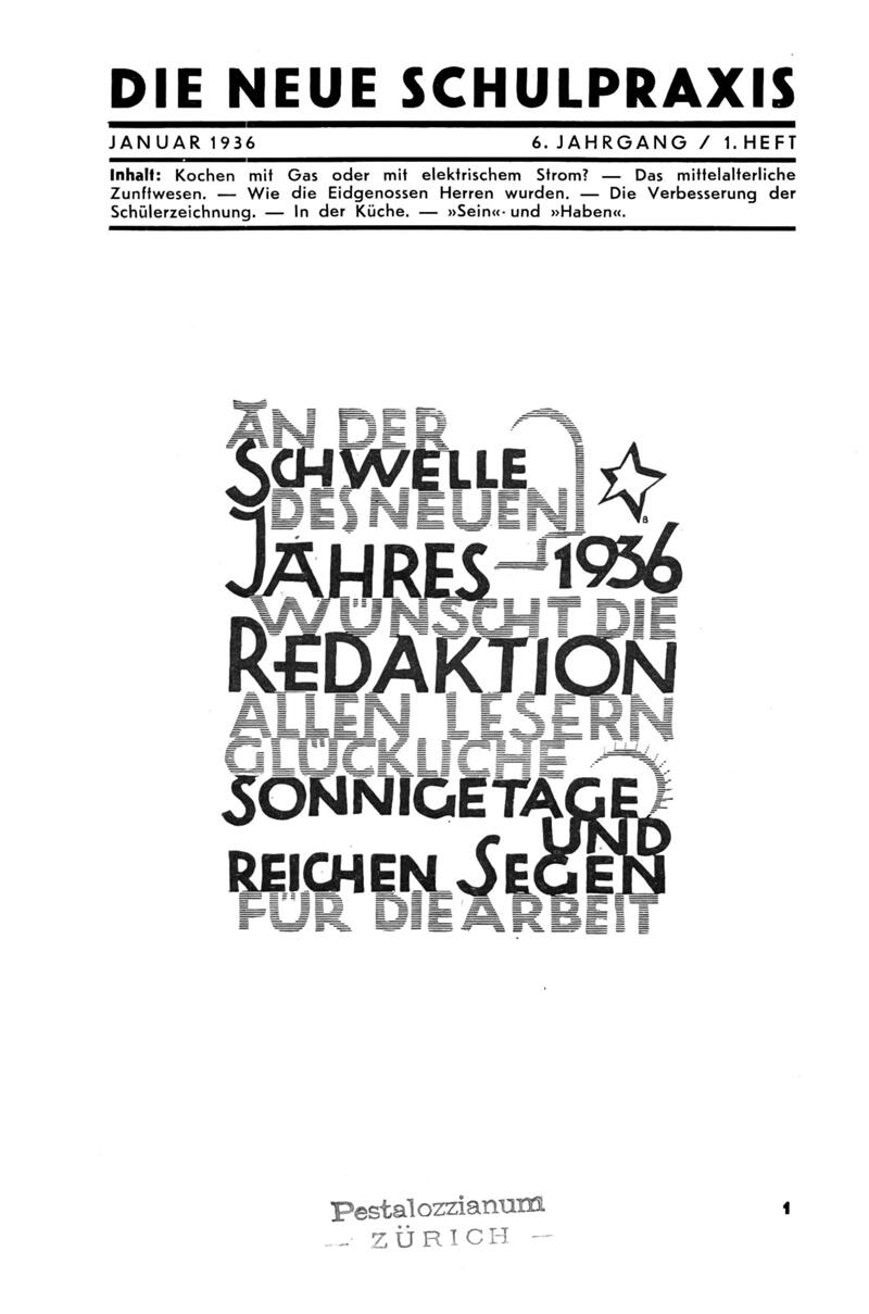 Buchumschlag - Heft 1