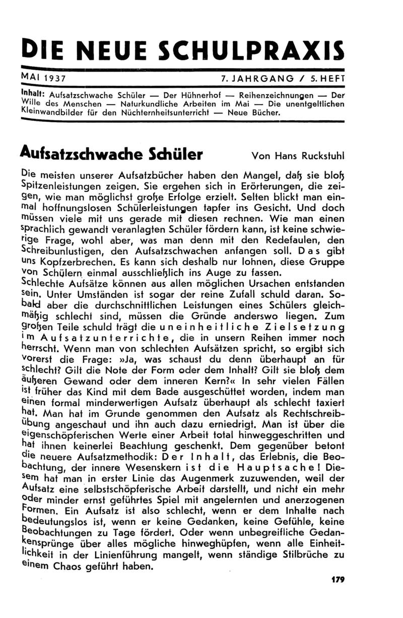 Buchumschlag - Heft 5