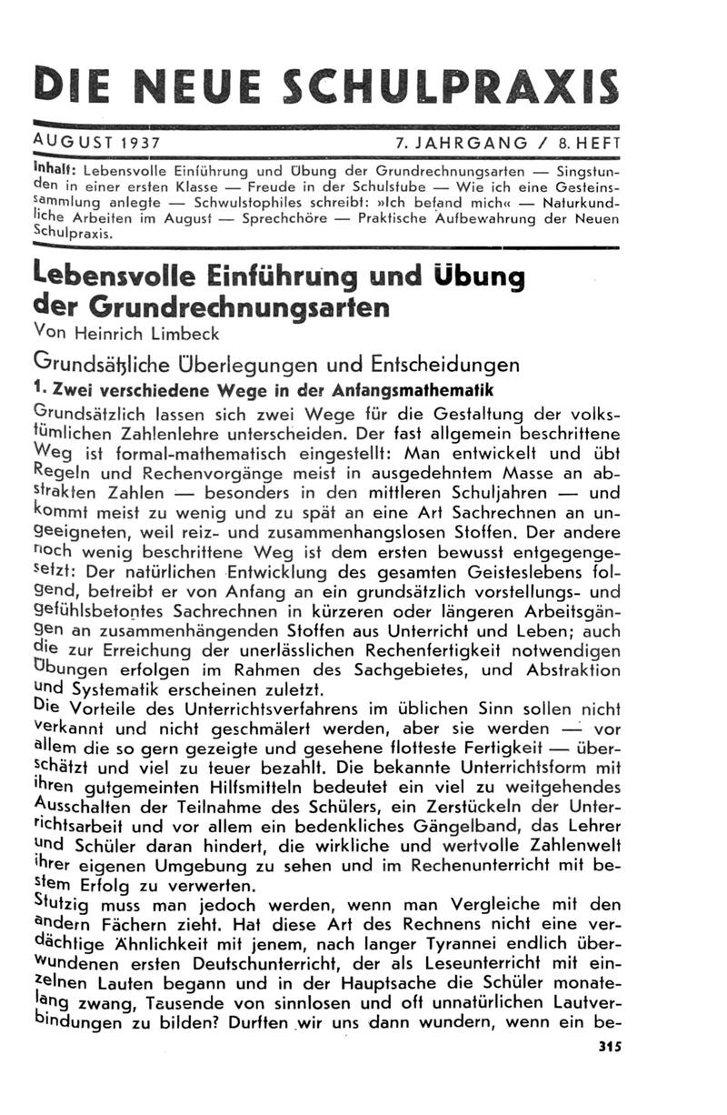 Buchumschlag - Heft 8