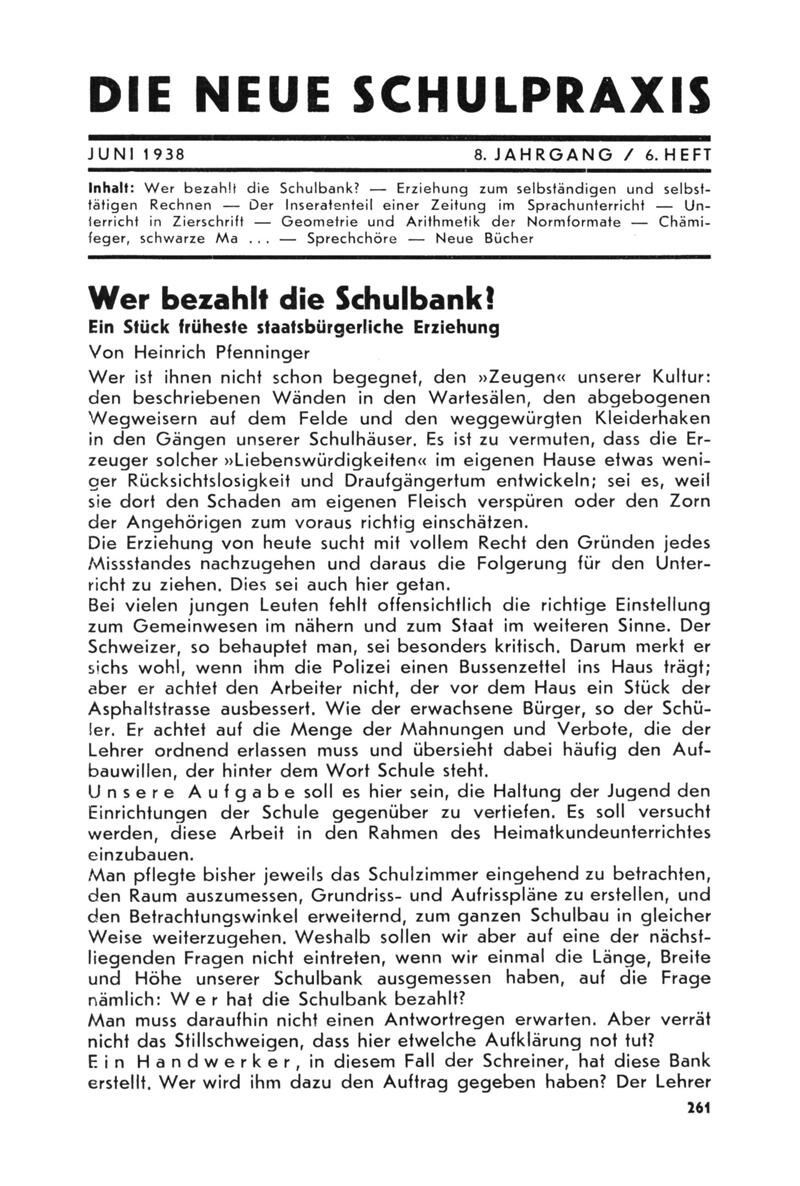Buchumschlag - Heft 6