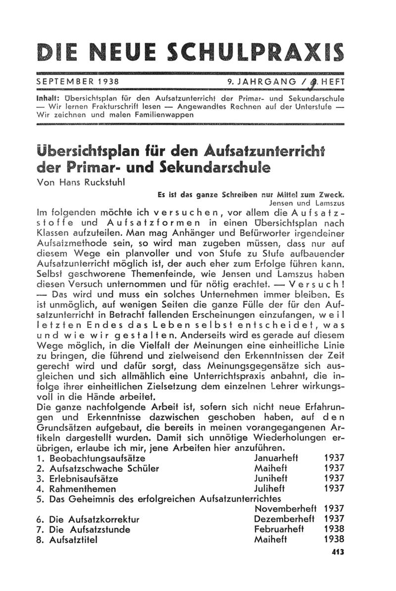 Buchumschlag - Heft 9