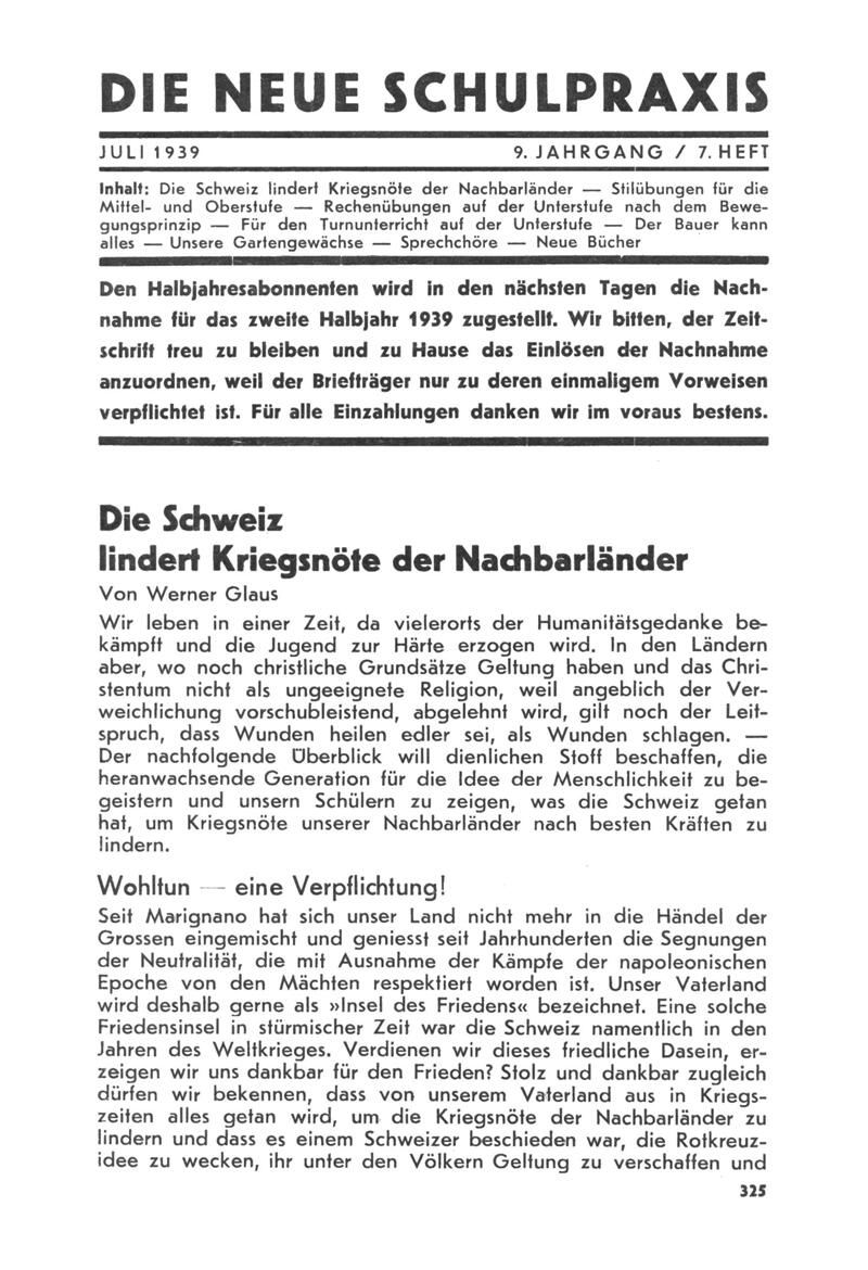 Buchumschlag - Heft 7