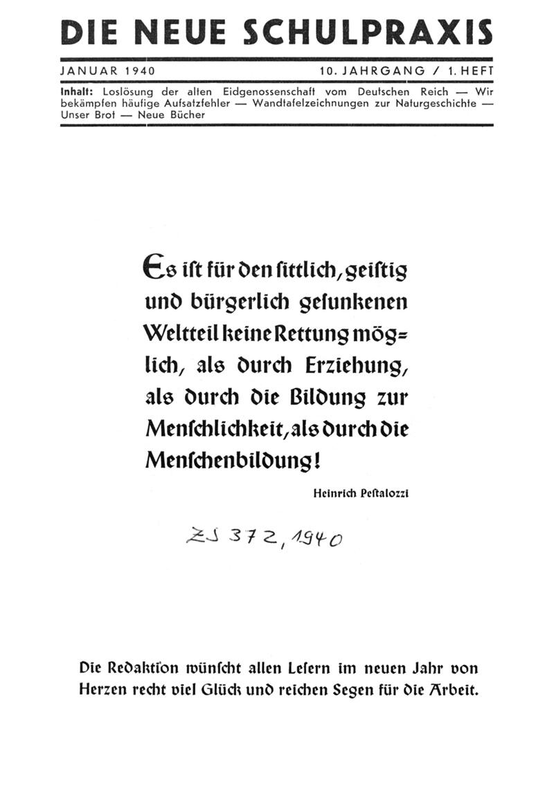 Buchumschlag - Heft 1