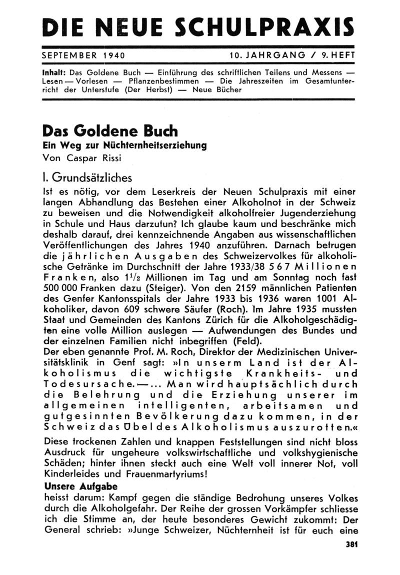 Buchumschlag - Heft 9