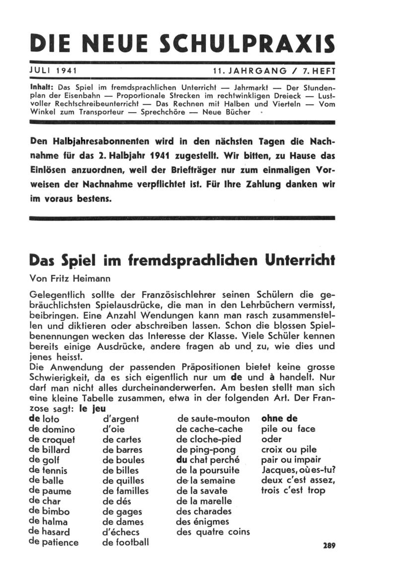 Buchumschlag - Heft 7