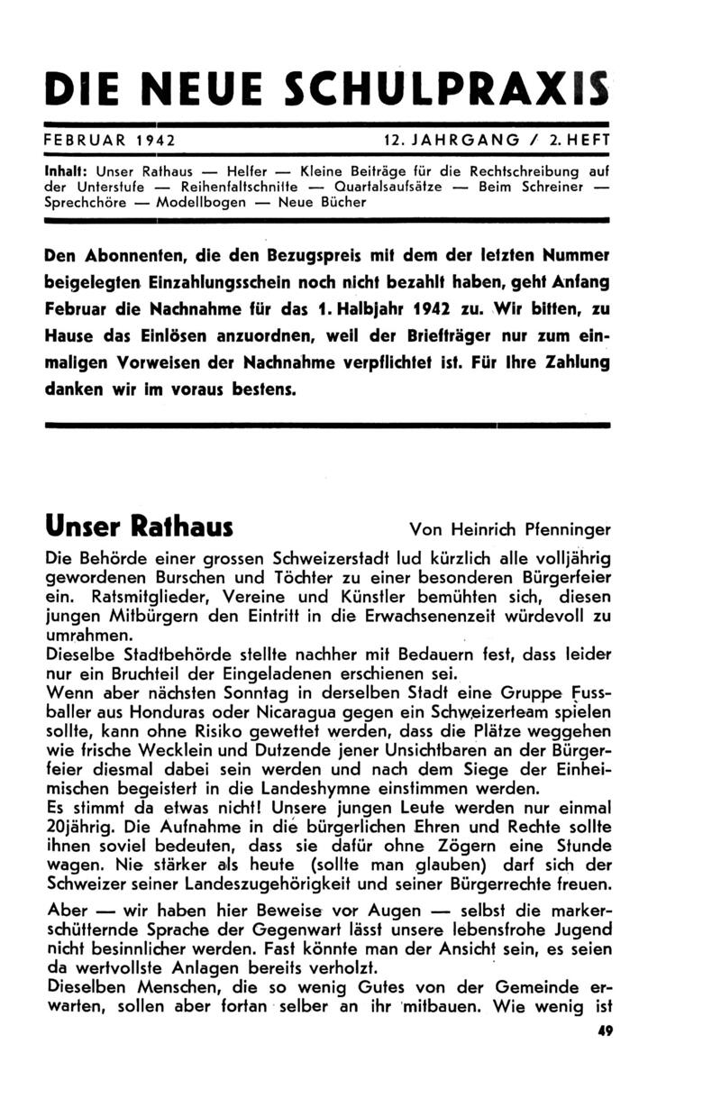 Buchumschlag - Heft 2