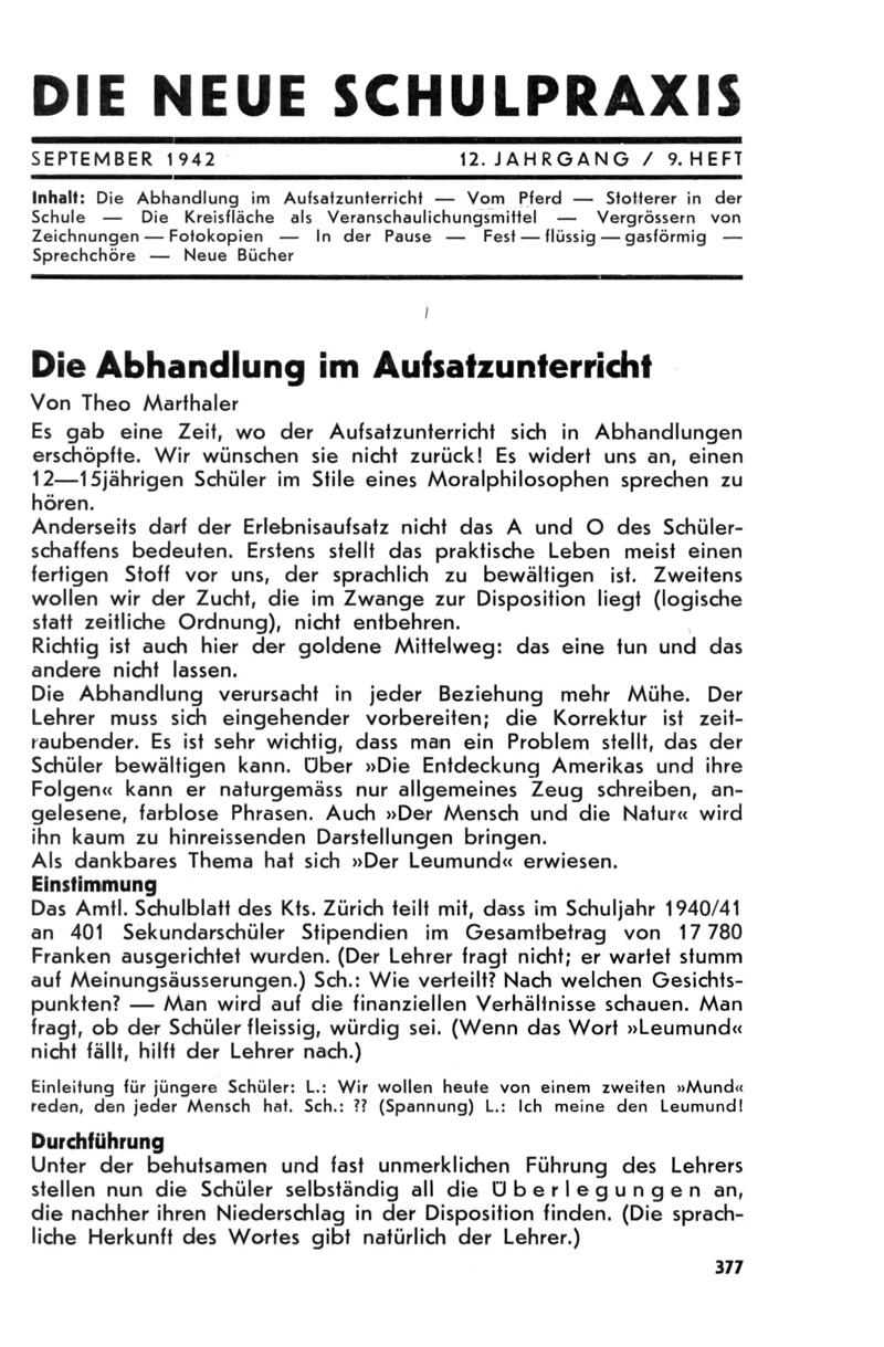 Buchumschlag - Heft 9