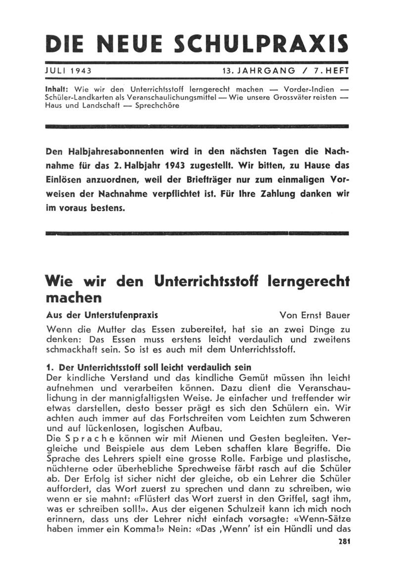 Buchumschlag - Heft 7