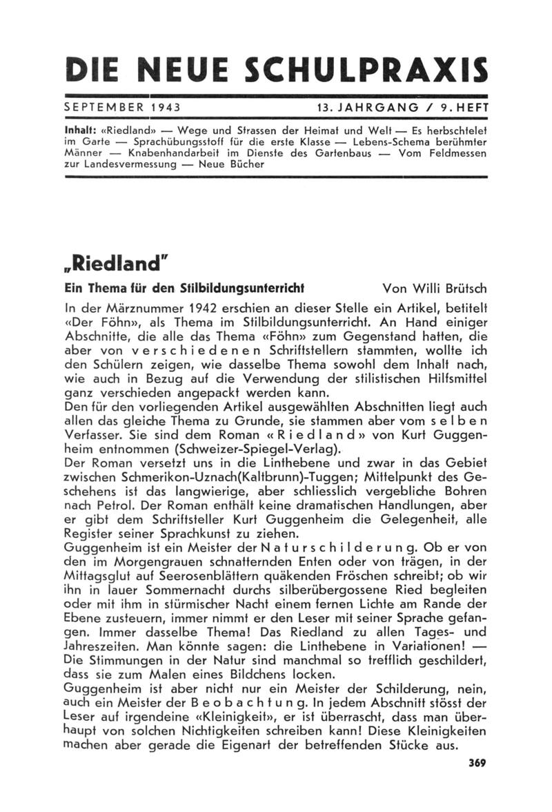 Buchumschlag - Heft 9