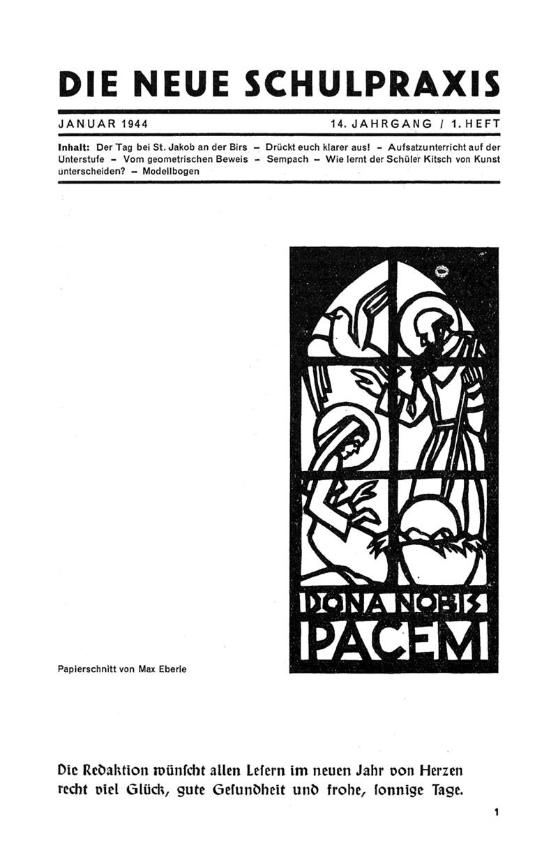 Buchumschlag - Heft 1