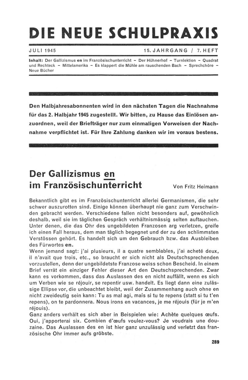 Buchumschlag - Heft 7