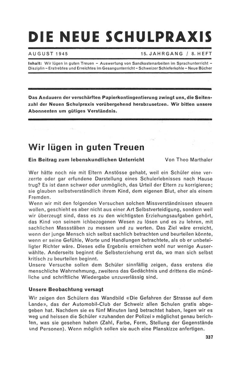 Buchumschlag - Heft 8