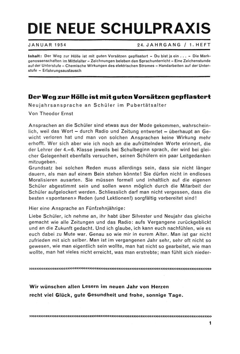 Buchumschlag - Heft 1