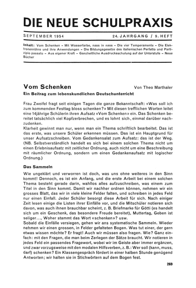 Buchumschlag - Heft 9