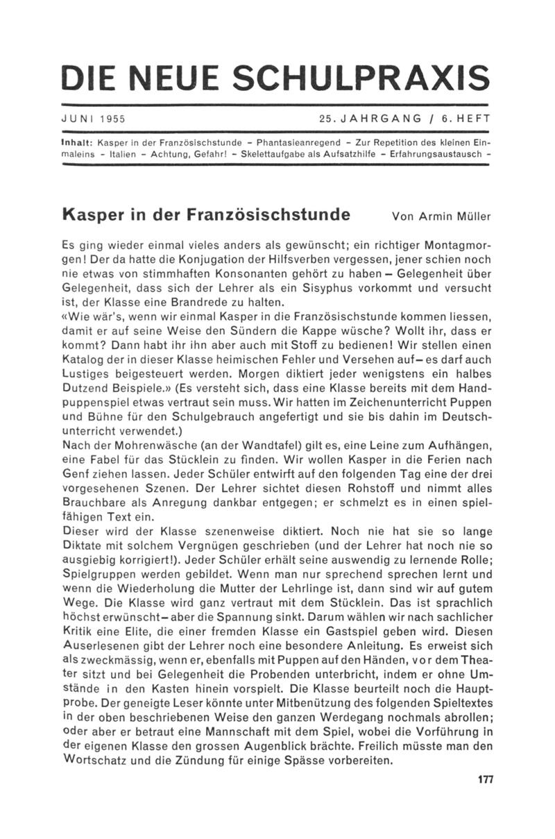 Buchumschlag - Heft 6