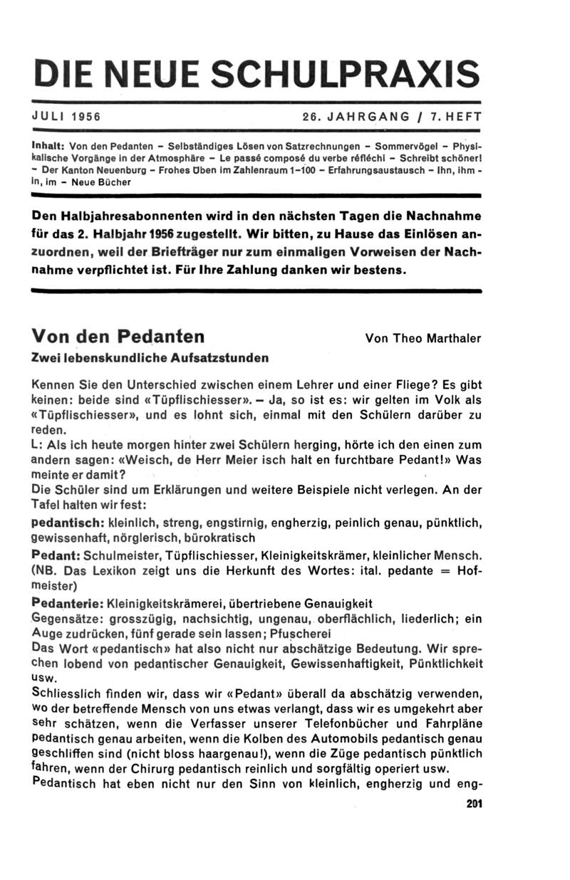 Buchumschlag - Heft 7
