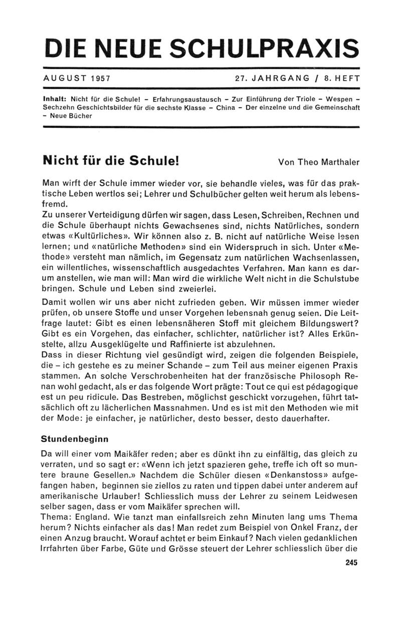 Buchumschlag - Heft 8