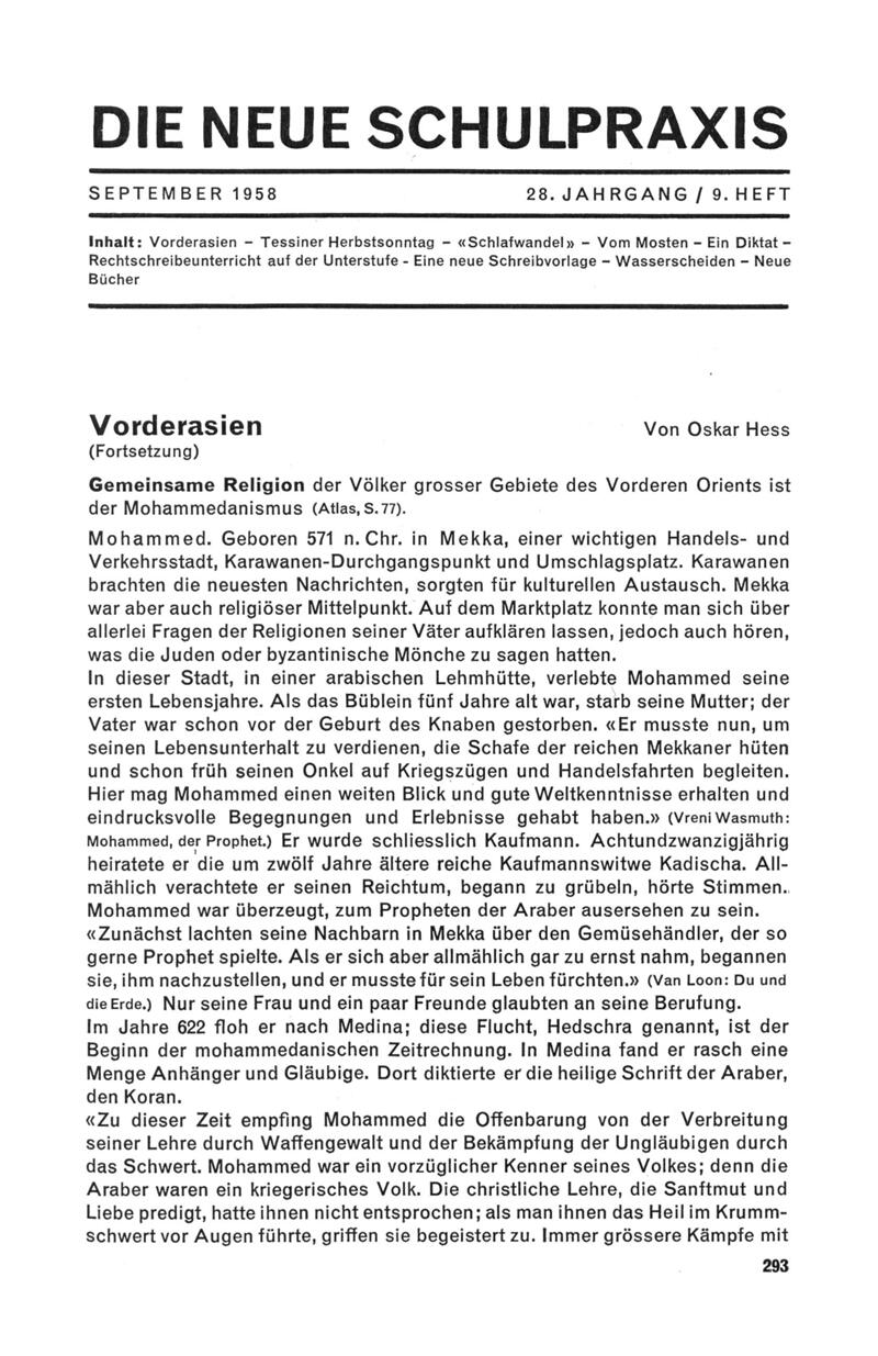 Buchumschlag - Heft 9