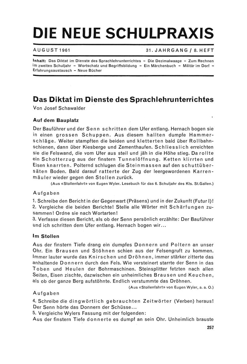 Buchumschlag - Heft 8