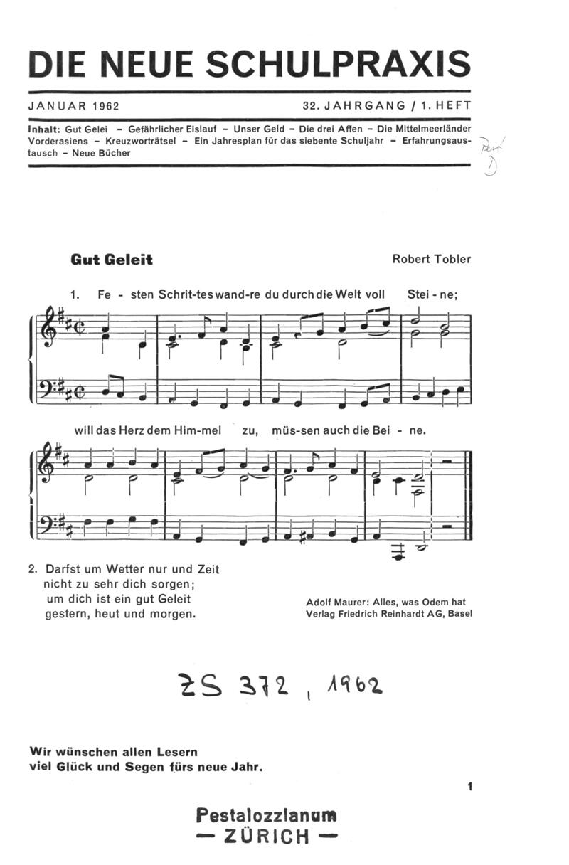 Buchumschlag - Heft 1