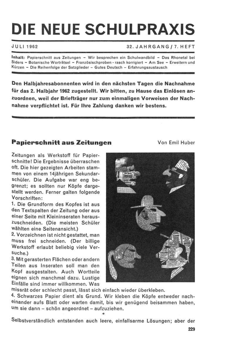 Buchumschlag - Heft 7