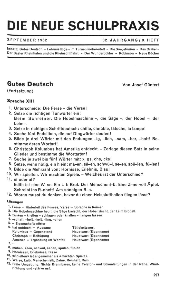 Buchumschlag - Heft 9