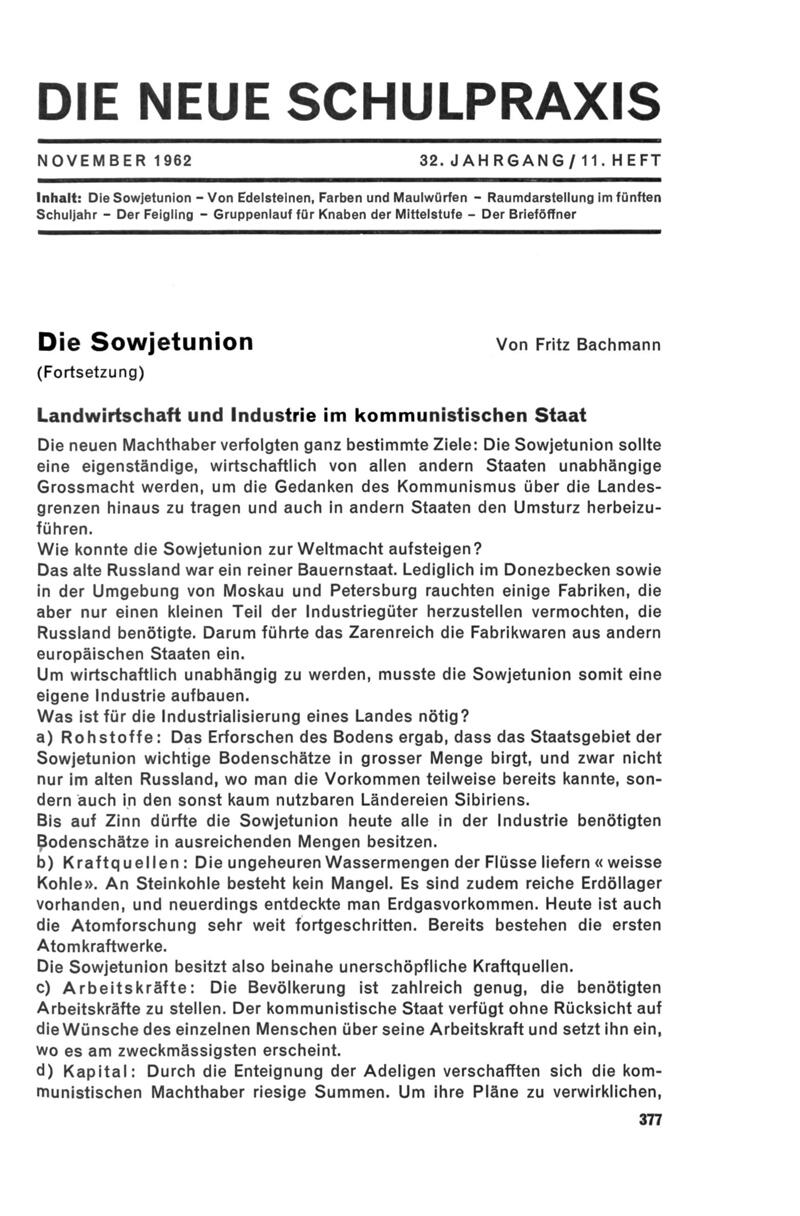 Buchumschlag - Heft 11