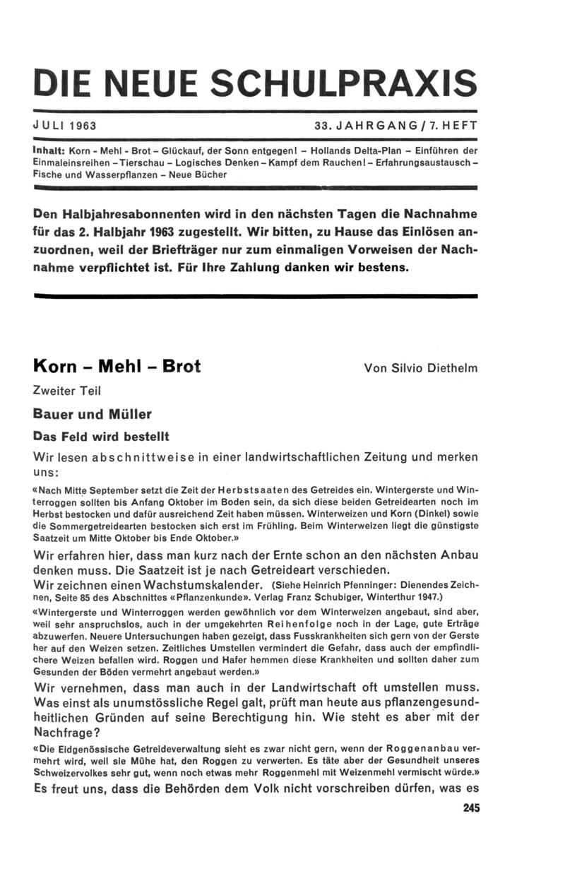 Buchumschlag - Heft 7