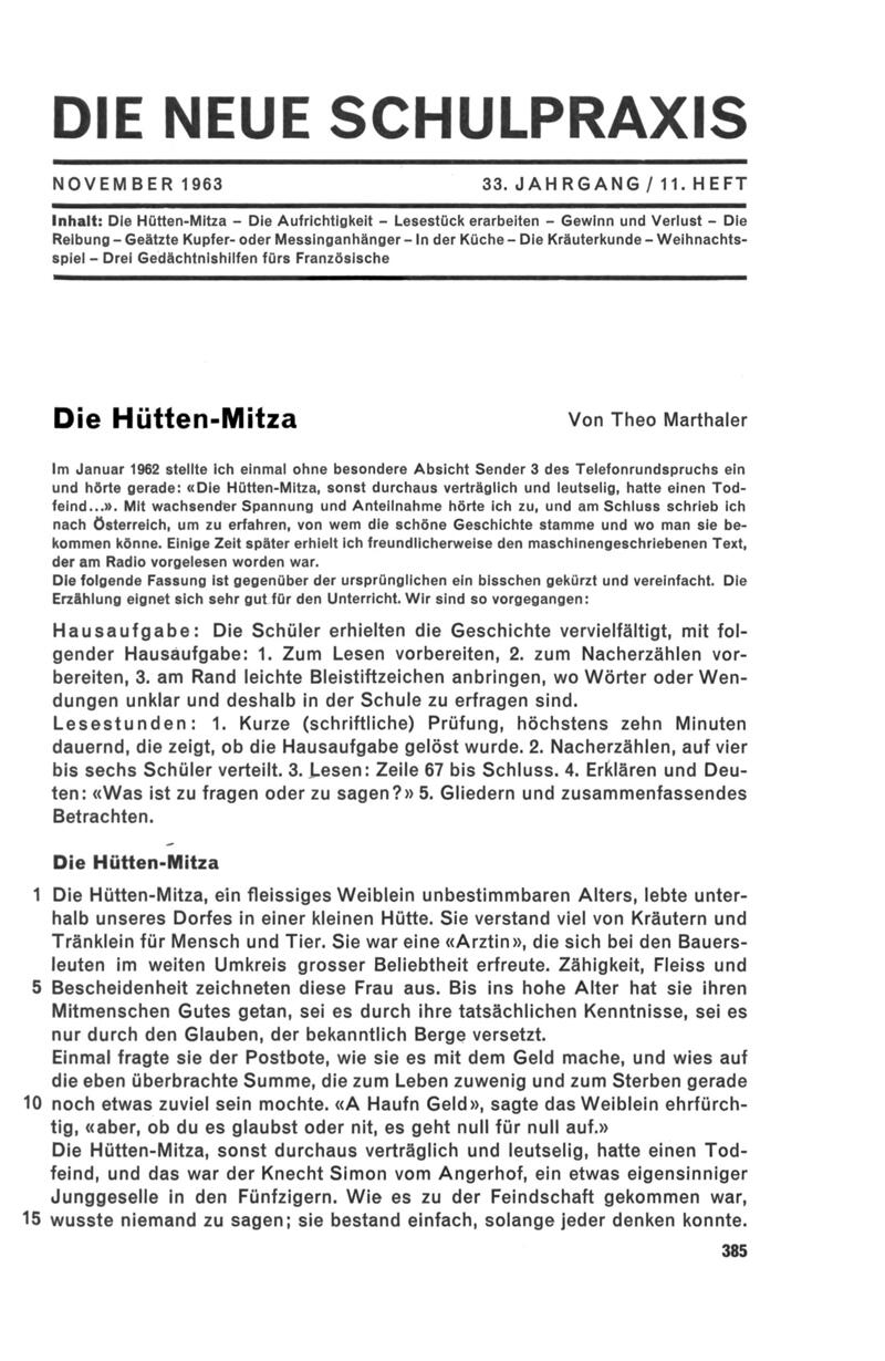 Buchumschlag - Heft 11