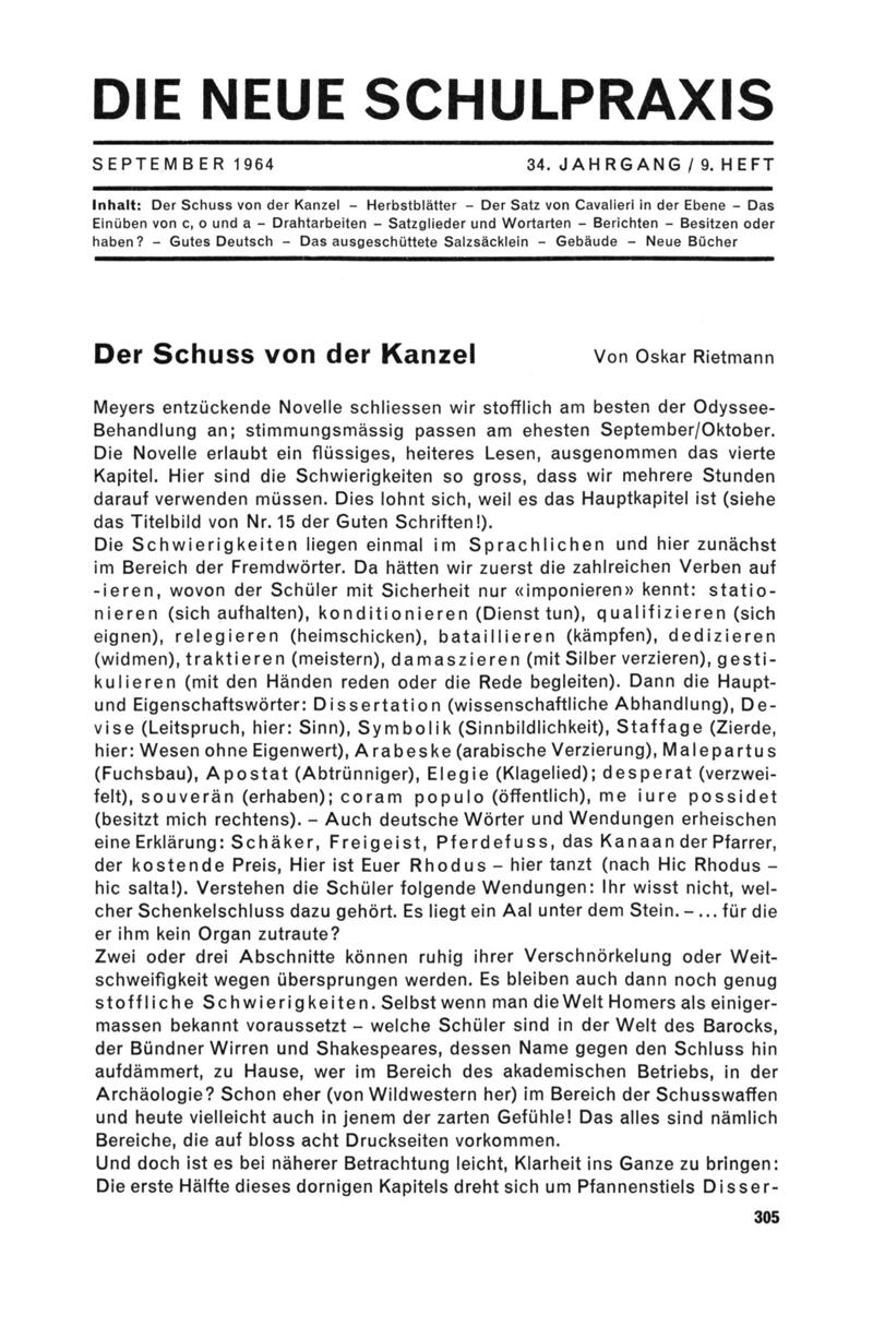 Buchumschlag - Heft 9