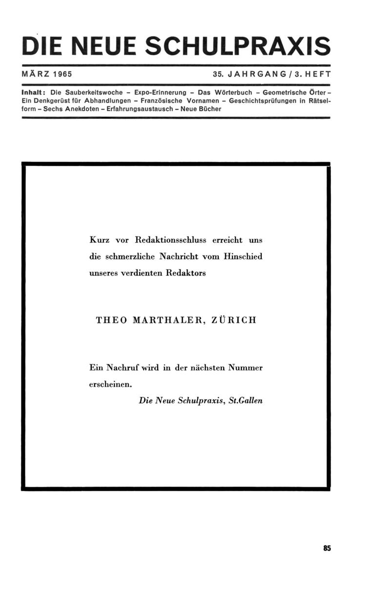 Buchumschlag - Heft 3