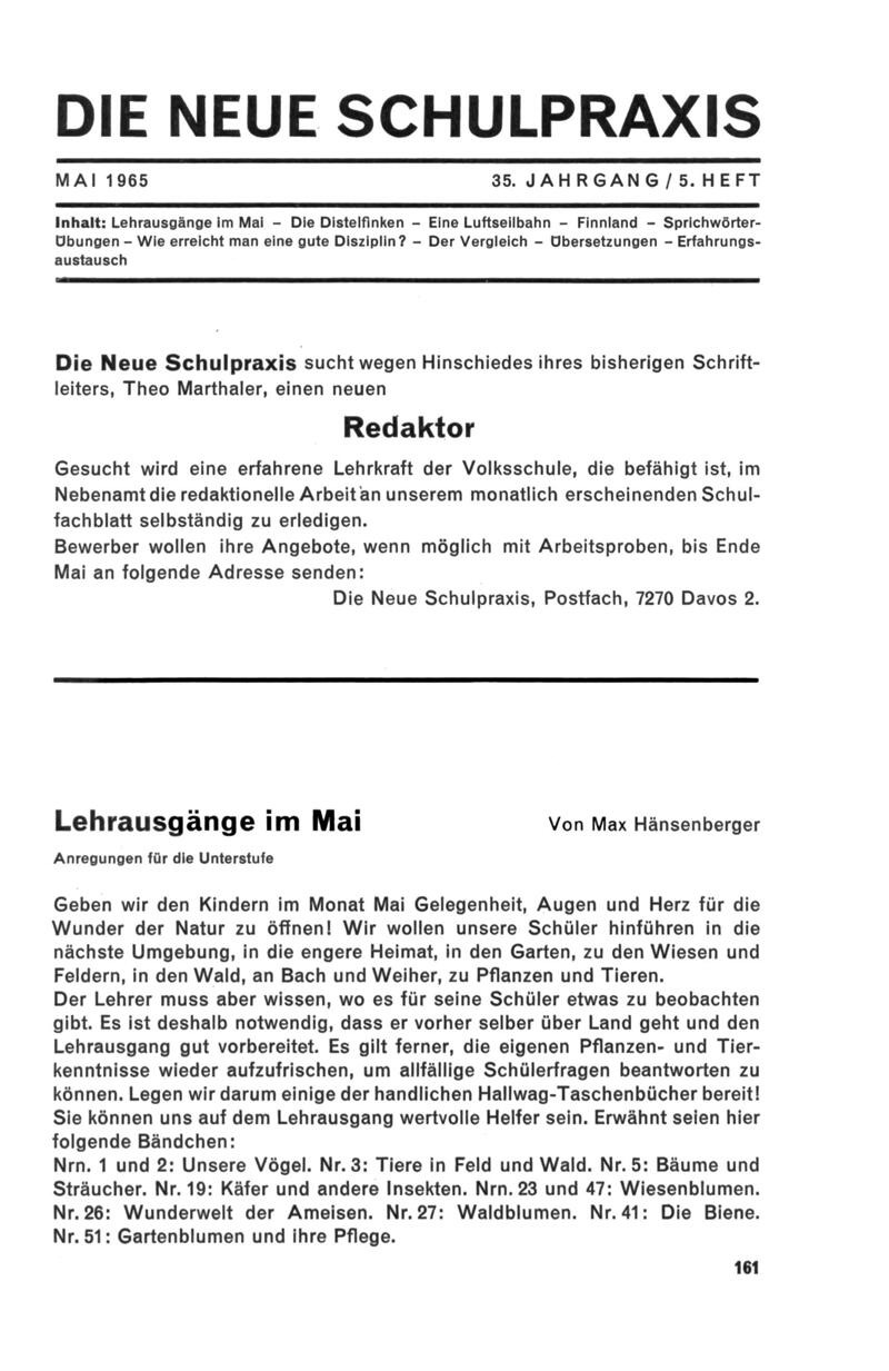 Buchumschlag - Heft 5