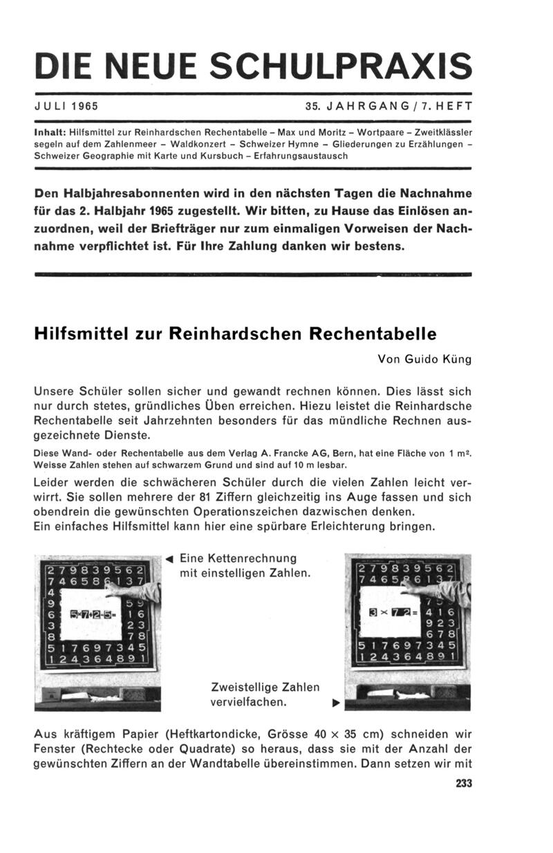Buchumschlag - Heft 7
