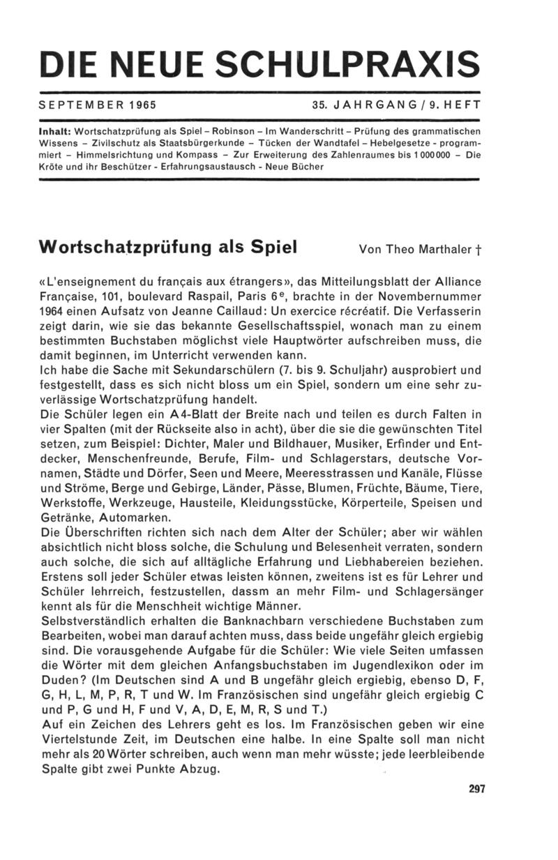 Buchumschlag - Heft 9