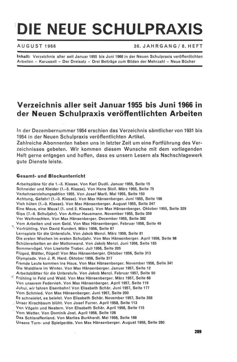 Buchumschlag - Heft 8