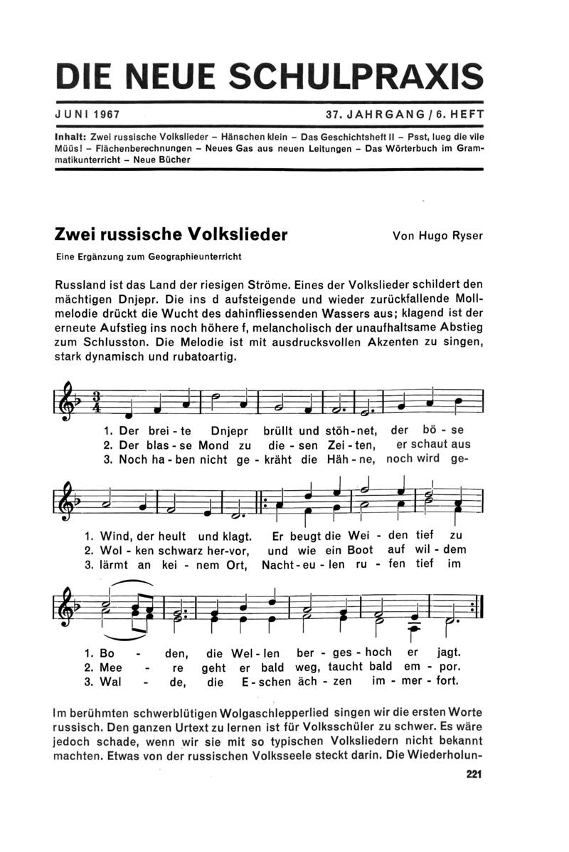 Buchumschlag - Heft 6