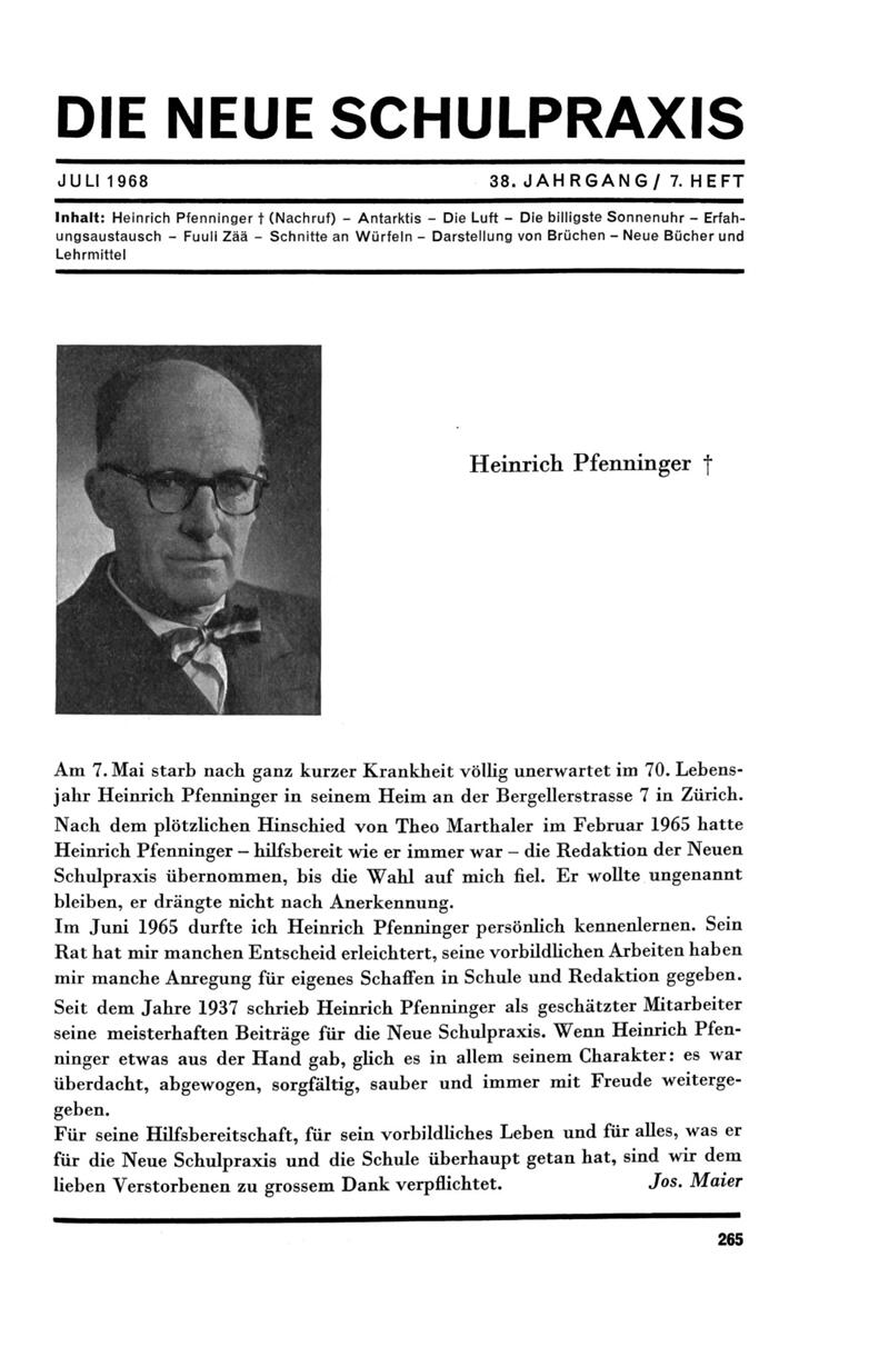 Buchumschlag - Heft 7